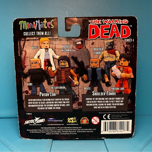 The Walking Dead Minimates - Series 4 - Prison Lori w/ Judith & Shoulder Zombie - Picture 2 of 5
